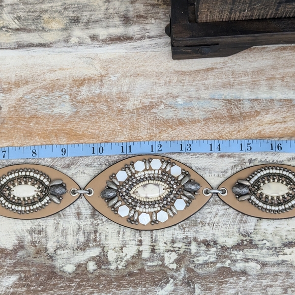 Chico's Beaded Belt, 52" - Picture 9 of 10